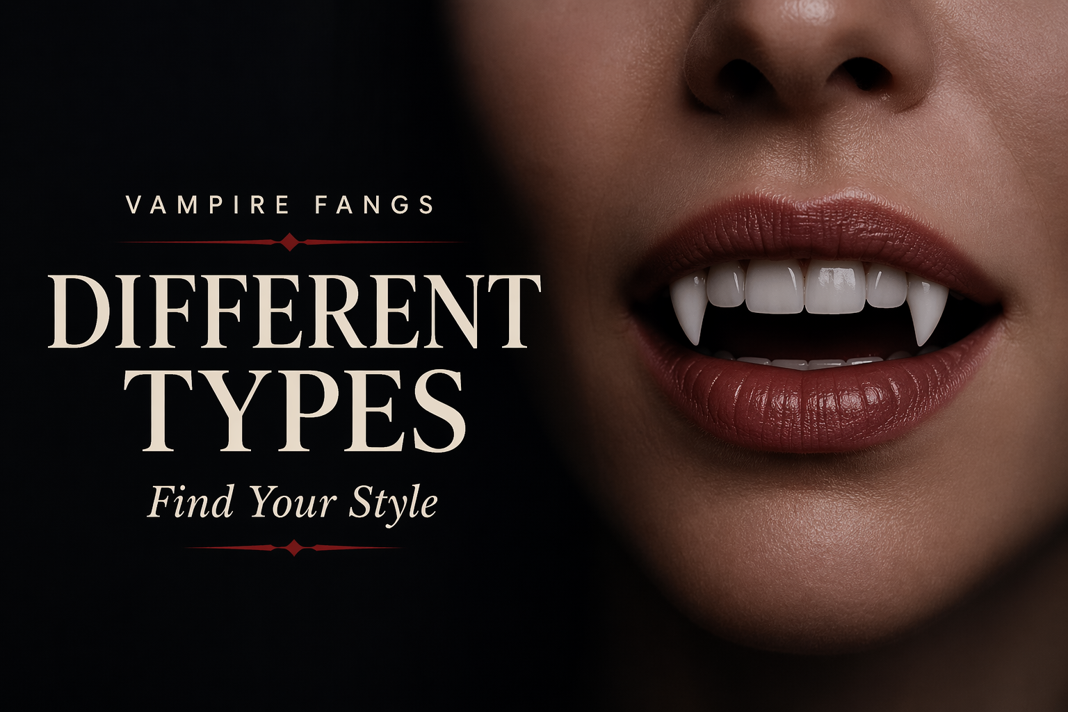 Different Types of Vampire Fangs: Which One Is Right for You? – Vampfangs