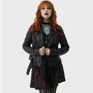 Clothing, Jacket, Apparel, Goth, Black