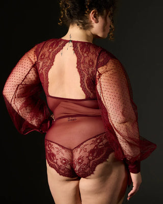 Constellation Bodysuit - Burgundy