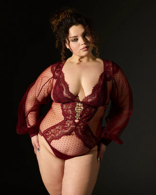 Constellation Bodysuit - Burgundy
