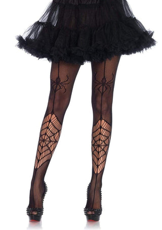 Itsy Bitsy Spider Fishnet Tights