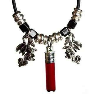 Guardian Dragons Blood Vial Test Tube Necklace