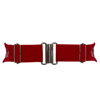 Crimson Mesh Belt
