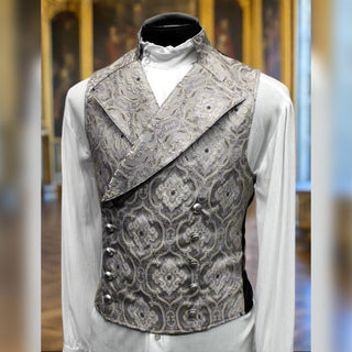 Cavalier Vest - Silver Edwardian