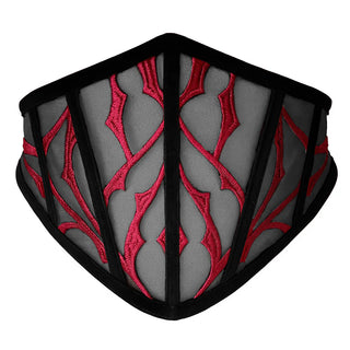 Burgundy Dogma Mesh Belt