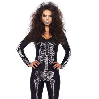 X-Ray Skeleton Catsuit with Zipper