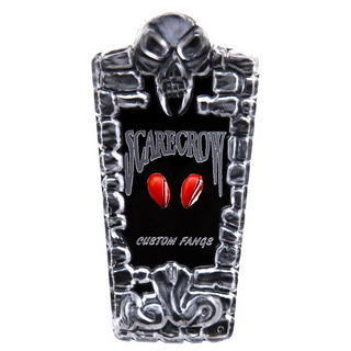 Small Metallic Red Fangs