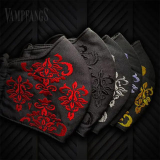 Embroidered Brocade Mask 5 Pack