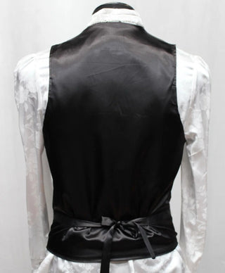 Aristocrat Vest - Ice Blue Brocade