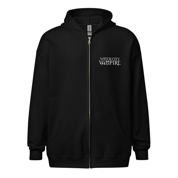 Unisex Witch City Crest Zip Up Hoodie – Vampfangs