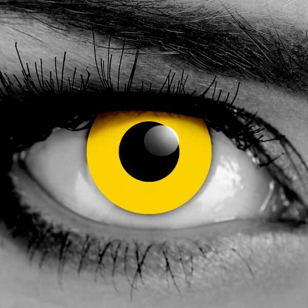 GOTHIKA Yellow Zombie FX Contact Lenses