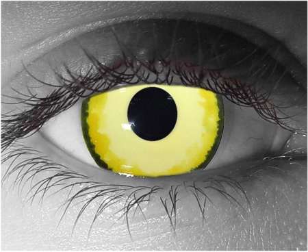 Yellow Bastard Corneal Contact Lenses - Gothika Custom – Pair